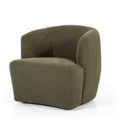 Fauteuil Charlotte Bouclé Groen - Loft24.nl