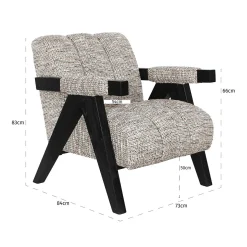 Fauteuil Clover Be Trendy - Naturel - Loft24.nl