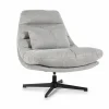 Fauteuil Cooper met kussen - Grijs - Loft24.nl