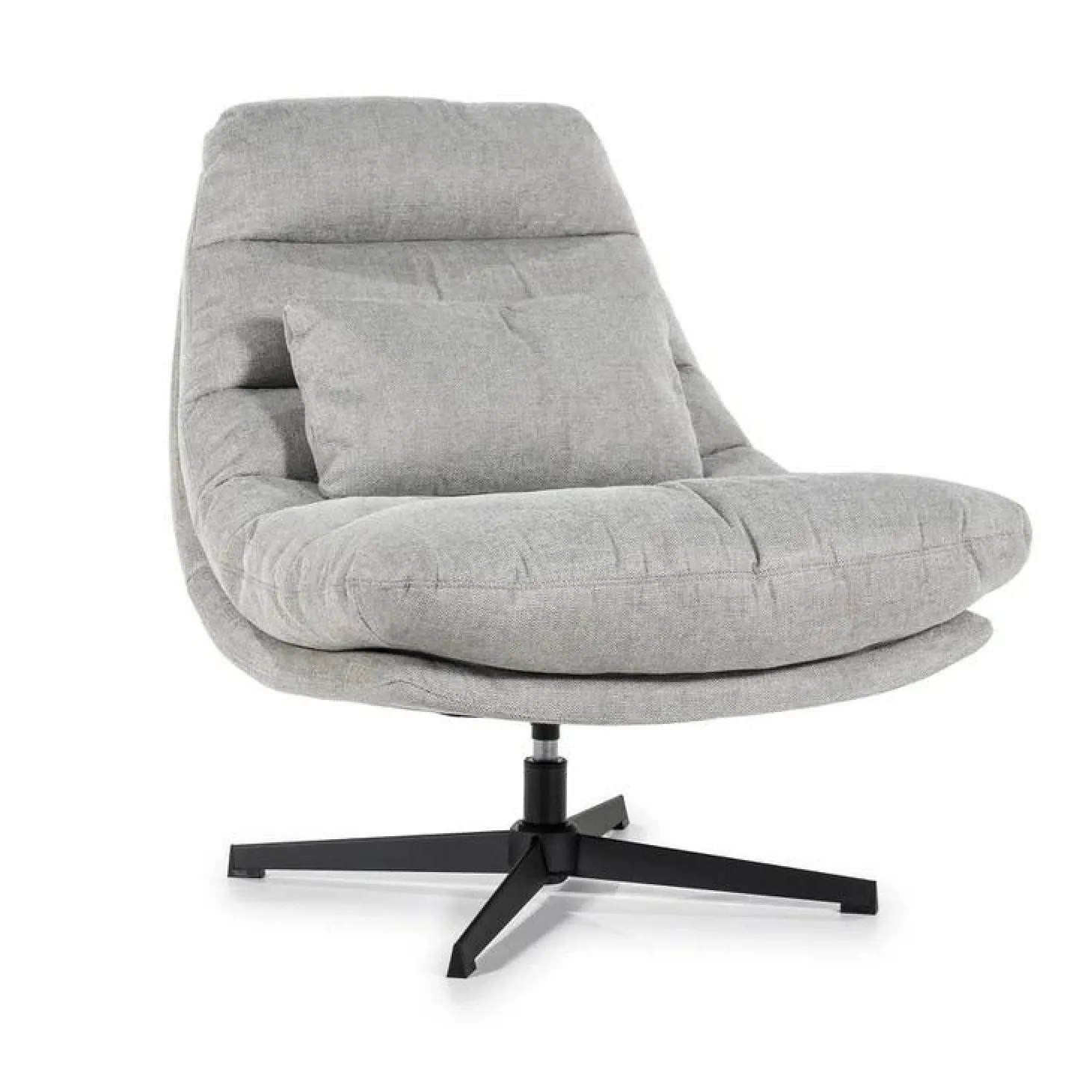 Fauteuil Cooper met kussen - Grijs - Loft24.nl