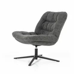 Fauteuil Danica - Antraciet Baquer - Loft24.nl