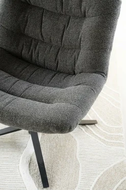 Fauteuil Danica - Antraciet Baquer - Loft24.nl