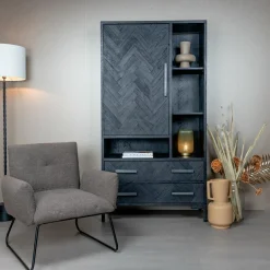 Fauteuil Dante Teddy - Donker bruin - Loft24.nl