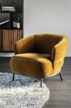 Fauteuil David - mosterd Safari - Loft24.nl