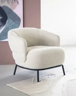 Fauteuil David - mosterd Safari - Loft24.nl