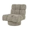 Fauteuil Fenna Geweven stof - Taupe - Loft24.nl