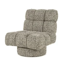 Fauteuil Fenna Geweven stof - Taupe - Loft24.nl