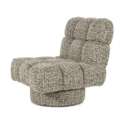 Fauteuil Fenna Geweven stof - Taupe - Loft24.nl