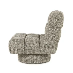 Fauteuil Fenna Geweven stof - Taupe - Loft24.nl