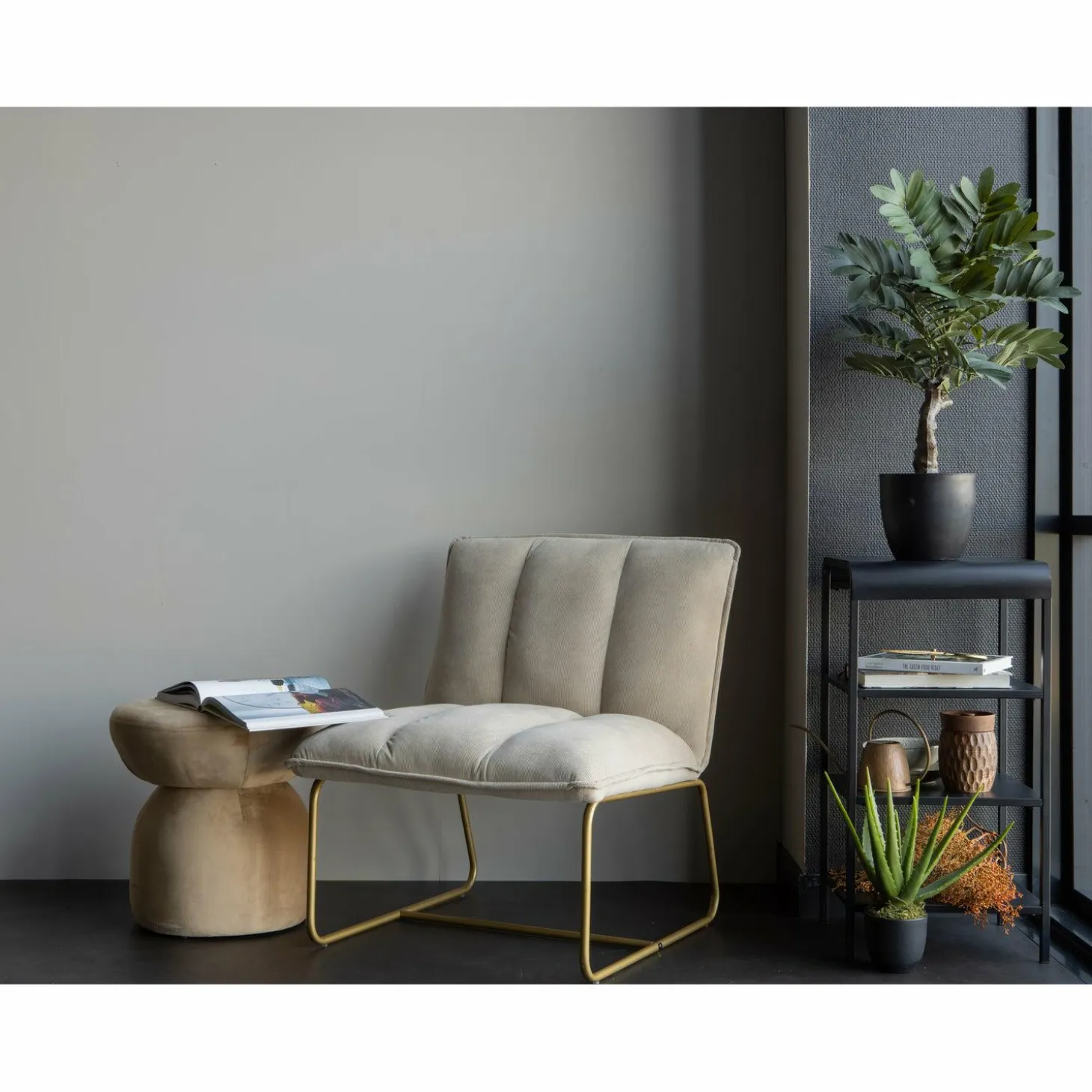 Fauteuil Fie Rib - Zand - Loft24.nl