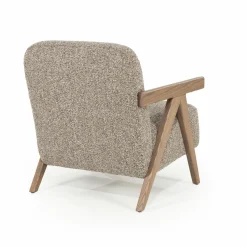 Fauteuil Francis Grove Bouclé - Taupe - Loft24.nl