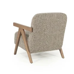 Fauteuil Francis Grove Bouclé - Taupe - Loft24.nl
