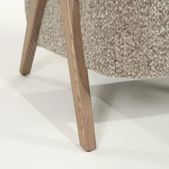 Fauteuil Francis Grove Bouclé - Taupe - Loft24.nl