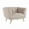 Fauteuil Huxley Velvet - Khaki - Loft24.nl