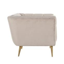 Fauteuil Huxley Velvet - Khaki - Loft24.nl