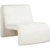 Fauteuil Kelly Chenille - Wit - Loft24.nl