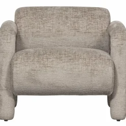 Fauteuil Lenny Structure Velvet - Zand - Loft24.nl