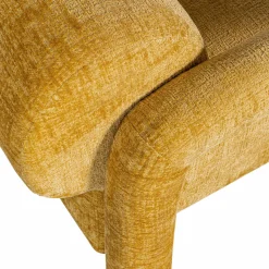 Fauteuil Lenny Structure Velvet - Goud - Loft24.nl