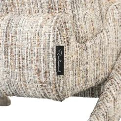 Fauteuil Lexi Geweven - Greige - Loft24.nl