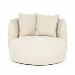 Fauteuil Louis Bouclé - Zand - Loft24.nl