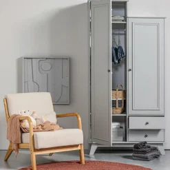 Fauteuil Mark Geweven stof - Naturel - Loft24.nl