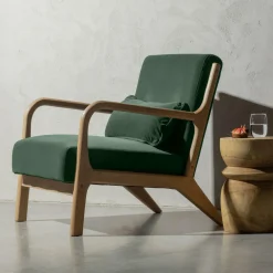 Fauteuil Mark Velvet - Groen - Loft24.nl