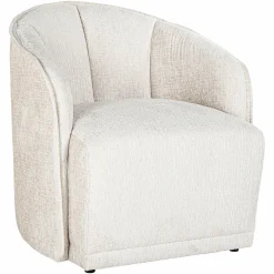Fauteuil Maryse Chenille - Crème - Loft24.nl