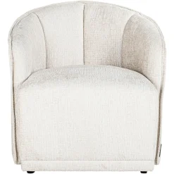Fauteuil Maryse Chenille - Crème - Loft24.nl