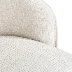 Fauteuil Maryse Chenille - Crème - Loft24.nl