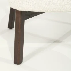 Fauteuil Mikky Eikenhout en stof Beige / Bruin - Loft24.nl