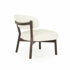 Fauteuil Mikky Eikenhout en stof Beige / Naturel - Loft24.nl