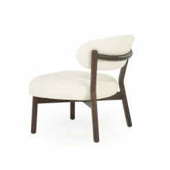 Fauteuil Mikky Eikenhout en stof Beige / Naturel - Loft24.nl