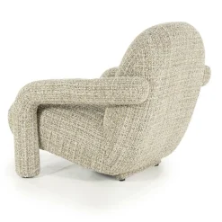 Fauteuil Monica Grove Bouclé - Taupe - Loft24.nl
