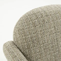 Fauteuil Monica Grove Bouclé - Taupe - Loft24.nl