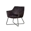 Fauteuil Monte Velvet - Antraciet - Loft24.nl