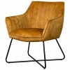 Fauteuil Monte Velvet - Geel - Loft24.nl