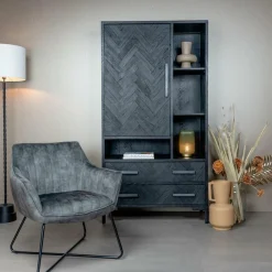 Fauteuil Monte Velvet - Groen - Loft24.nl