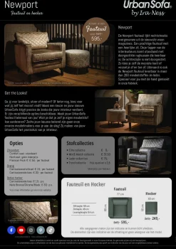 Fauteuil Newport - zelf samenstellen - Loft24.nl