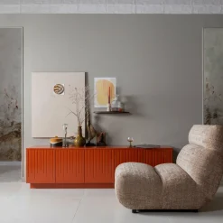 Fauteuil Observe Chenille - Clay - Loft24.nl