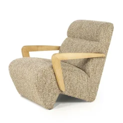 Fauteuil Olek Bouclé - Taupe - Loft24.nl