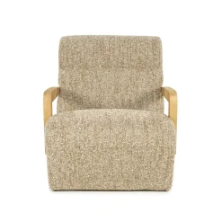Fauteuil Olek Bouclé - Taupe - Loft24.nl