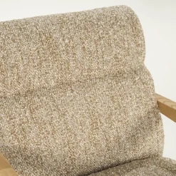 Fauteuil Olek Bouclé - Taupe - Loft24.nl