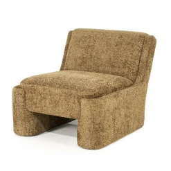 Fauteuil Omla Fluffy - Mosterd - Loft24.nl