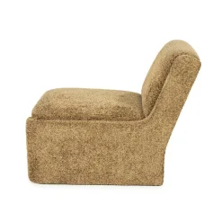 Fauteuil Omla Fluffy - Mosterd - Loft24.nl