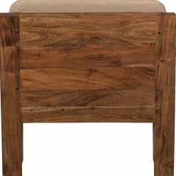 Fauteuil Opulent Bouclé / Acaciahout - Naturel - Loft24.nl