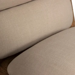 Fauteuil Opulent Bouclé / Acaciahout - Naturel - Loft24.nl