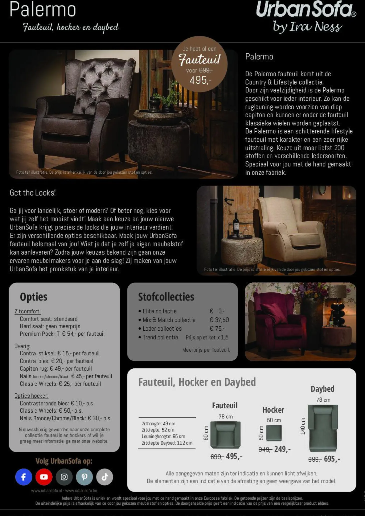 Fauteuil Palermo - zelf samenstellen - Loft24.nl