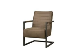 Fauteuil Rocca Leder - Bruin - Loft24.nl