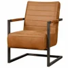 Fauteuil Rocca Leder - Cognac - Loft24.nl