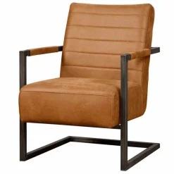 Fauteuil Rocca Leder - Cognac - Loft24.nl